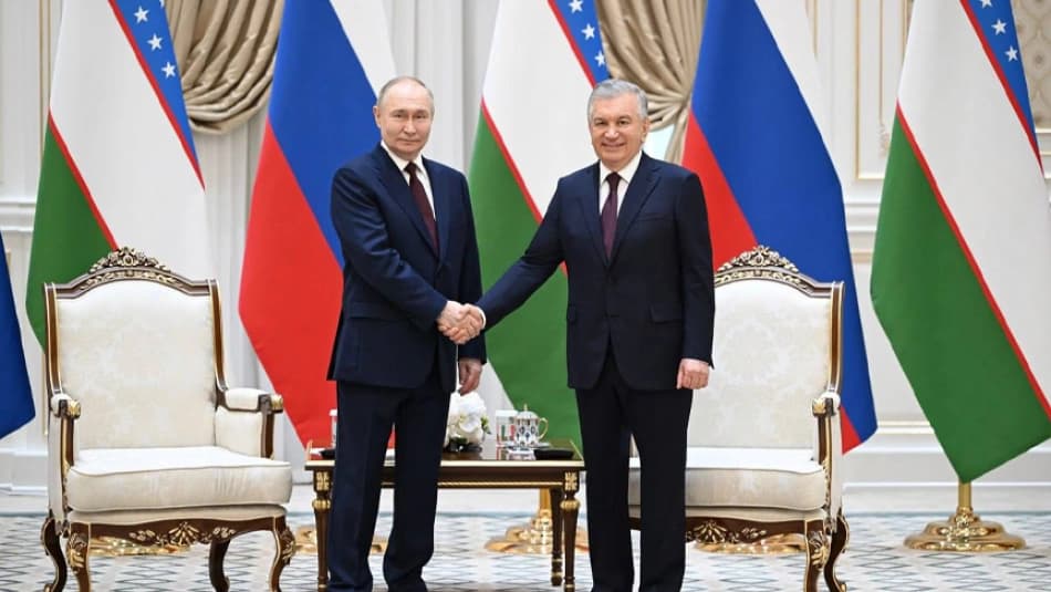 Putin ile Özbekistan Cumhurbaşkanı Mirziyoyev Arasında Telefon Görüşmesi